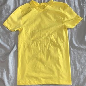 Nike Dri-Fit workout shirt size M, yellow